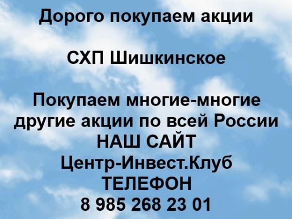 Покупаем акции ОАО СХП Шишкинское и любые другие акции по всей России
